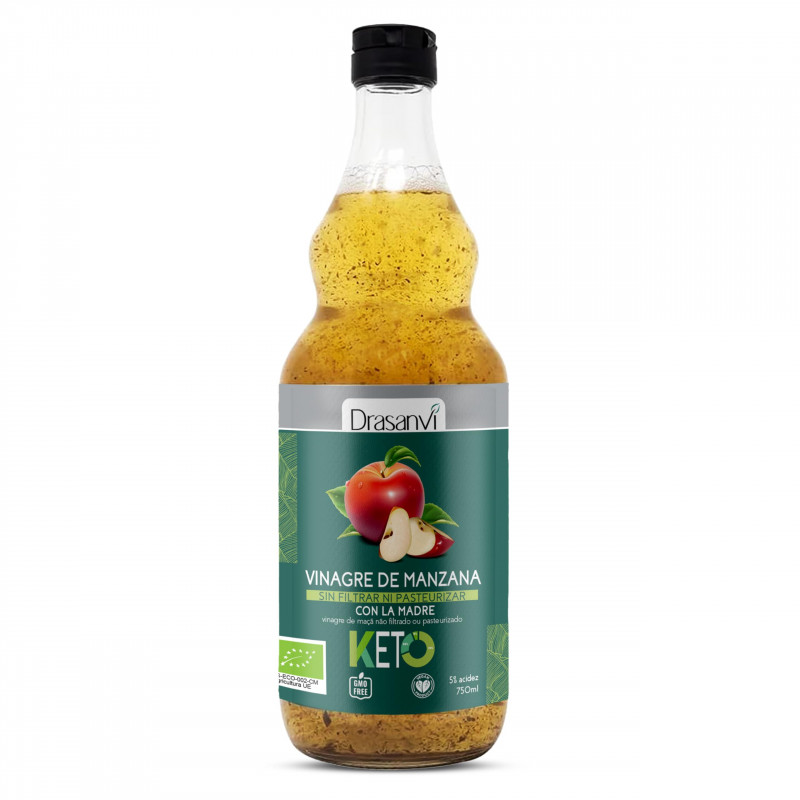 VINAGRE MANZANA 75cl BIO  KETO - DRASANVI